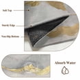 thumbnail image 6 of 5'x8' Area Rugs, Marble Grey Indoor Outdoor Area Rug for Living Room Bedroom, Modern Gold Luxury Neutral Texture Washable Bathroom Rugs Kitchen Floor Carpet Mats Home Decor Aesthetic, 6 of 8