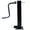 Black Steel, variant on Trailer Jack 1800 Lbs Capacity - Heavy Duty Aluminum Trailer Tongue Jack, 3x5 Trailer, Sidewind Handle, Blue