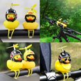 thumbnail image 5 of Timbre de bicicleta con forma de pato amarillo, diseño bonito con hélice giratoria y sonido interactivo, material ABS, apto para bicicletas y motocicletas., 5 of 5