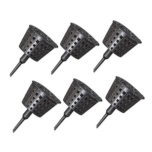 KojanyuHydroponic Plant Fertilizer Cup 5pcs, Flower Pot Fertilizer Stake Basket Slow Release for Gardening