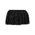 thumbnail image 4 of Petite Etoile Dancewear Toddler Girls Black 3 Layer Tutu Skirt with Star Print & Bonus Scrunchie for Ballet/Dance-5T, 4 of 8