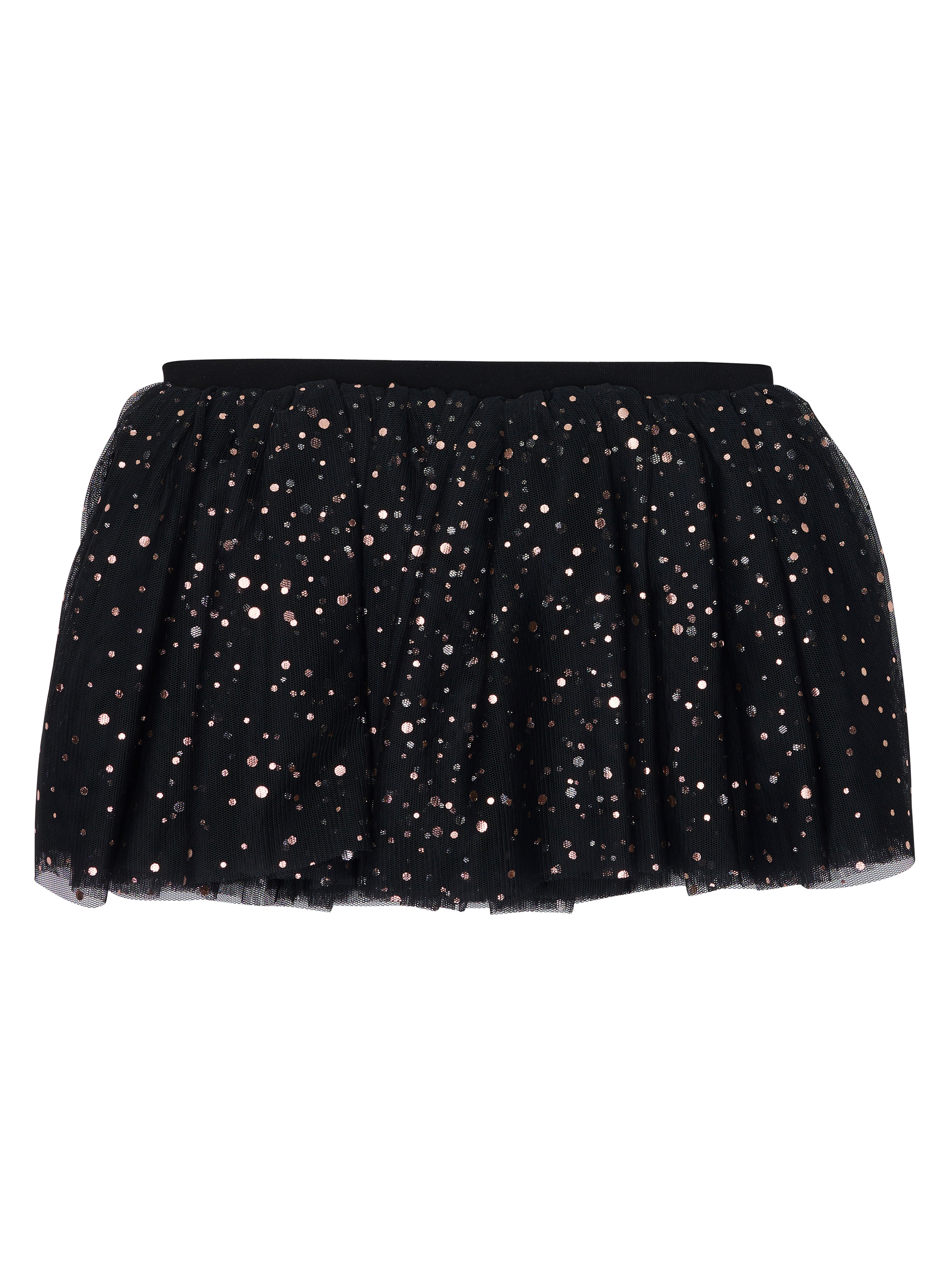 Petite Etoile Dancewear Toddler Girls Black 3 Layer Tutu Skirt with Star Print Bonus Scrunchie for Ballet Dance 4T