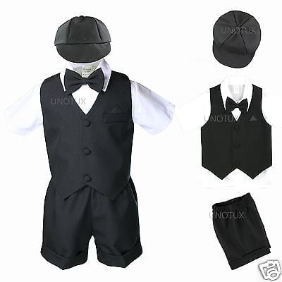 Baby boy black suit set 2025