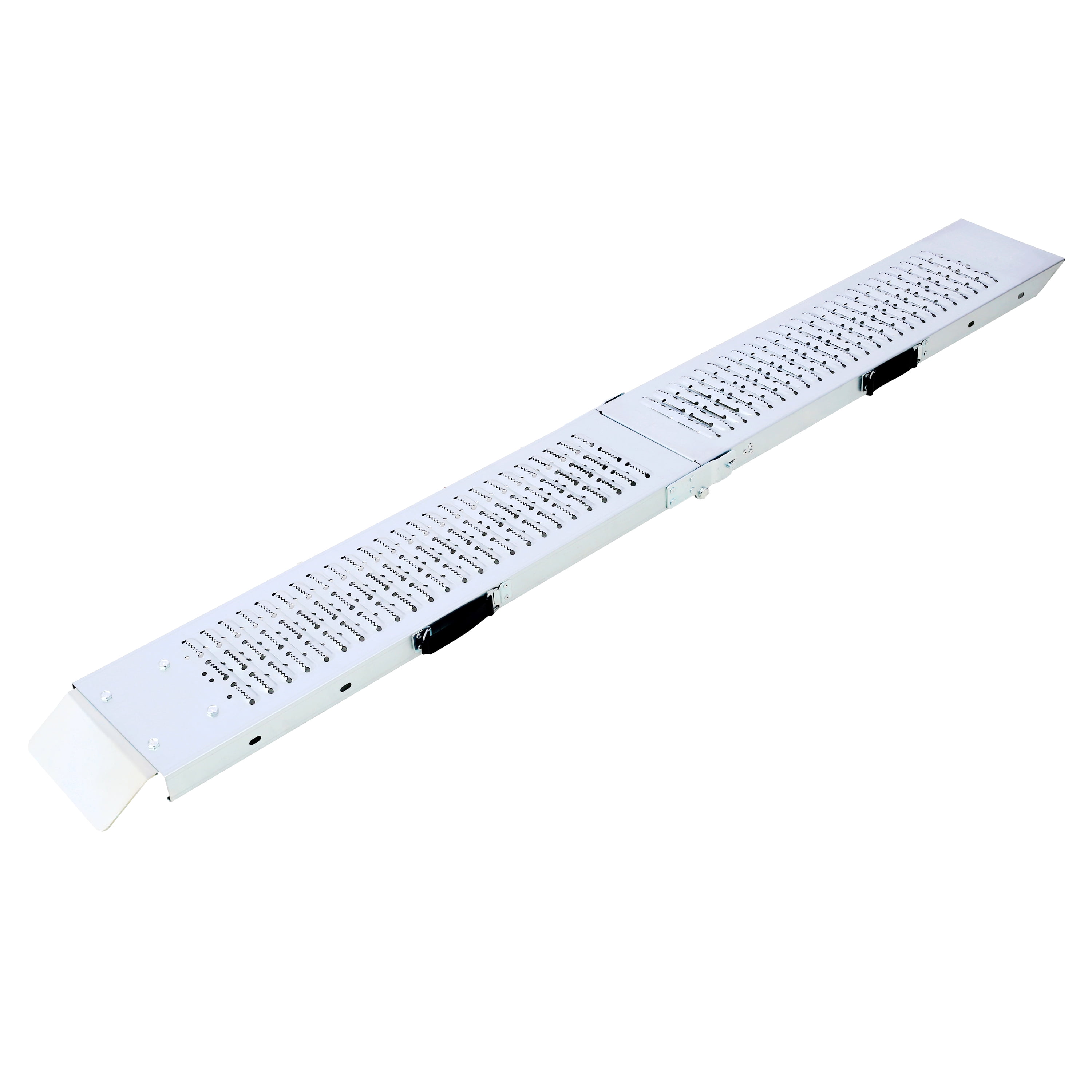 Folding Loading Ramps (2-Pack), 950 lb Capacity, 71 in, Silver