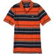 thumbnail image 1 of Polo de rugby Ecko Unltd. con rayas frontales para hombre Naranja Pequeño, 1 of 1