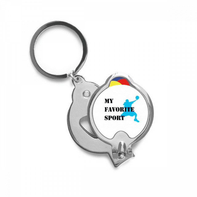 Like Sports Fitness Balanced Volleyball Nail Clippers Sharp Fingernail Stainless Steel Cutter