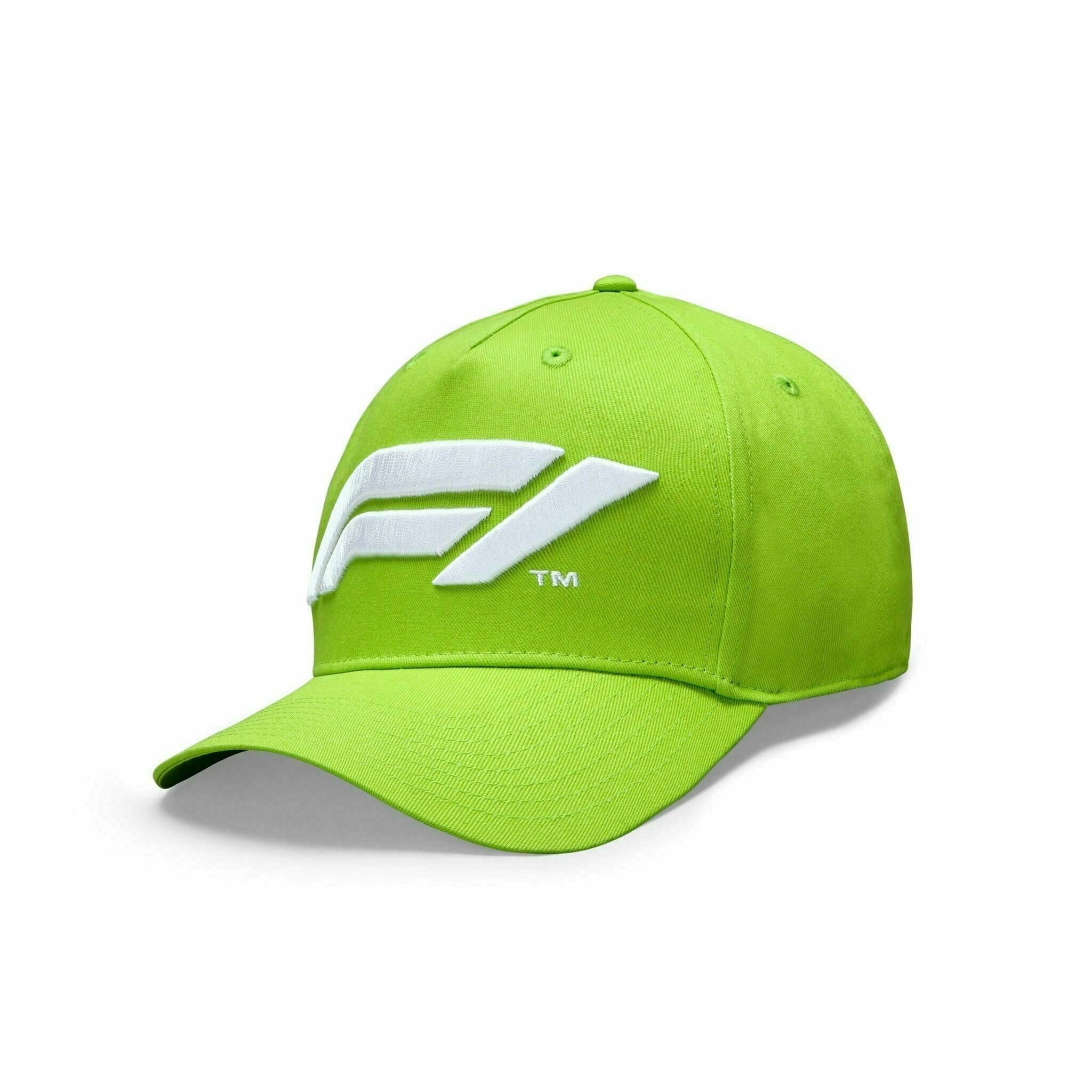 F1 Collection Unisex Large Logo Baseball Black/White/Red Hat