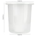 thumbnail image 4 of Clear Shaved Ice Molds Cup, Reusable Shaved Ice Maker Snow Cone Machine Ice Mold Cup with Lid for Ice Bucket Refillable Making Model, 4 of 5