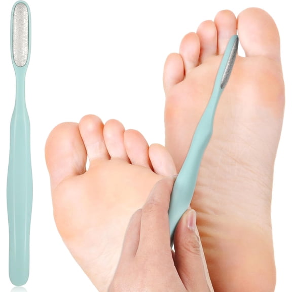 3pcs Mini Foot Files Foot Exfoliators Feet Callus Remover Reusable Small Toe File Manual Feet Scrubber Dead Skin Remover Callus Shaver Professional Pedicure Tools File Brush for Between Toe WetDry