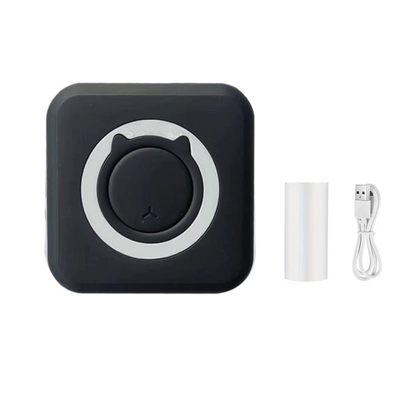 Mini Printer, Wireless Mini Photo Printer Label Printer, Portable BT Mini Thermal Printer ,Fast-Drying Ink with Crisp Output