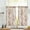 Floral Brick Red on Beige, variant on Tier Curtains 36 Inch for Small Window Linen Blend Cafe Curtains Farmhouse Rustic Half Window Drapes for Kitchen Living Room Bedroom Light Filtering Rod Pocket 2 Panels Neutral Crude