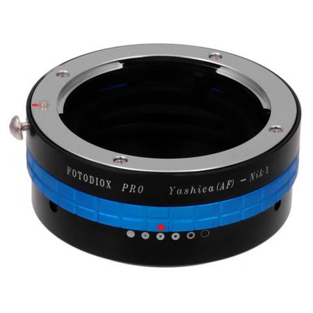 UPC: 0847372019533 | Fotodiox Lens Mount Adapter – Yashica 230 AF SLR Lens to Nikon 1-Series Mirrorless Camera Body  with Built-In Aperture Control Dial