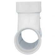 Charlotte Pipe 4 In. Schedule 40 DWV 2-Way PVC Cleanout Tee PVC 00448 0800HA
