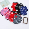 thumbnail image 4 of shenmeida Autumn Warm Polyester Sweater for Small Dog Girl, Tiny Puppy Clothes, Cute Female Dog Sweaters Pet T-shirt, 4 of 7
