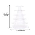 thumbnail image 5 of Fashion Cupcake Holder with Metal Base PET Versatile Dessert Stand for Showcasing Cake on Special Occasion, 5 of 9