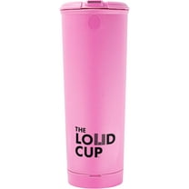 The LoudCup 20 oz Tumbler with Integrated Stadium Horn (Flamingo Pink) - Worlds Loudest Cup for Noisy Fans & Game Day