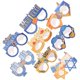 thumbnail image 4 of Holiday Glasses Decorations Happy Hanukkah Eyeglasses Props Chic Design Bright Colors Photo Taking 8Pcs, 4 of 5