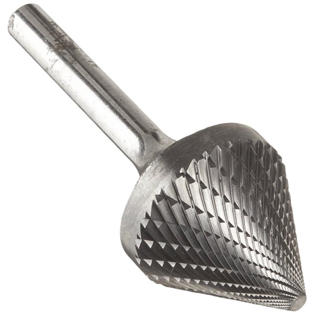 Perforadora de metal duro o lima rotativa America SJ-9, 60°, doble corte