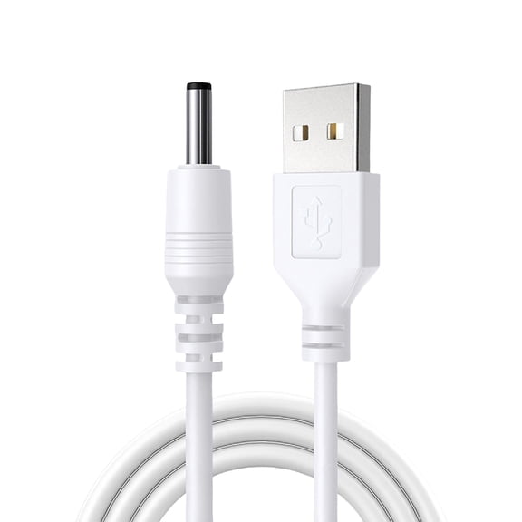 USB To DC3.5mm 1.35mm Power Cable 80cm For Portable Electronics Reliabled Charging Cord