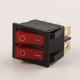 thumbnail image 5 of Dual Boat Rocker Switch On/Off Spst 6 Pin 2Position Rocker Switch With Red Light, 5 of 9