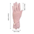 thumbnail image 2 of Women Black Dot Short Lace Lace Breathable Riding Sunscreen Wedding Gloves Gloves Mittens, 2 of 3