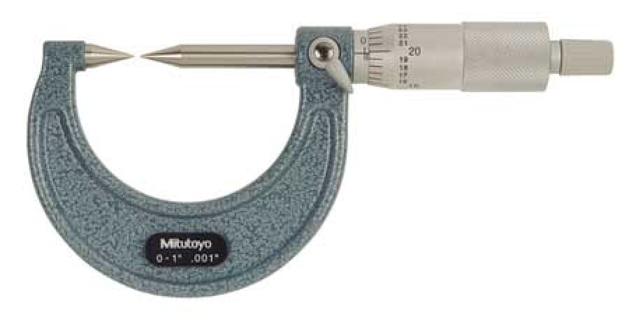 Mitutoyo 112-225 Point Micrometer 0 to 1/" 30 Degrees for sale online