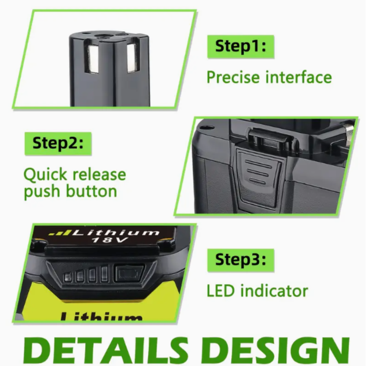 18V 5.0Ah Replacement Battery for Ryobi ONE+ High Capacity 18V Lithium-Ion Battery P102 P104 P105 P106 P108 P107 P109 for Cordless Power Tools