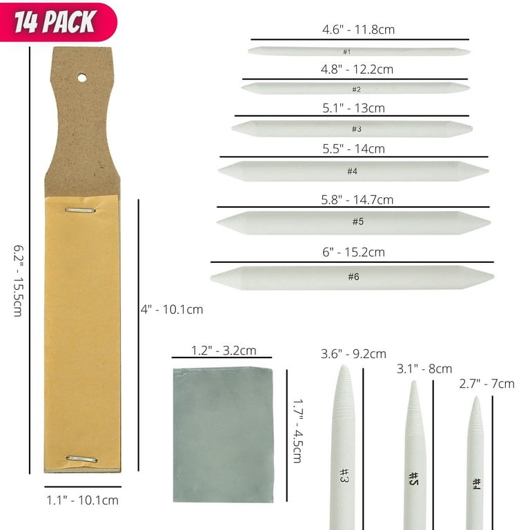 18PCS stump pencil blender Practical Premium Practical Blending