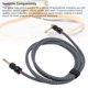 thumbnail image 3 of Cable De Bajo Para Instrumentos Eléctricos, Señal Estable Fácil De Usar Cable De Guitarra Eléctrica Resistente A Prueba De Abrasión Para Pedales De Efectos, 3 of 7