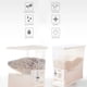 thumbnail image 5 of Injueey Cubo de almacenamiento de arroz PP, transparente, a prueba de fugas, sellado, reemplazo automático a prueba de humedad, accesorios Organizadores de utensilios de cocina Pequeño, 5 of 6