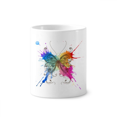 thumbnail image 1 of Titular de cepillo de dientes de cerámica Unbranded Estilo de pintura de tinta como mariposa taza de regalo 350ml, 1 of 2