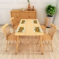 thumbnail image 2 of SUNOLIFE Rustic Sunflower Placemats Set of 4,Fall Floral Linen Fabric Table Mats for Farmhouse Dining Table Decorations 12x18 inch, 2 of 5