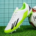 thumbnail image 2 of Botas de fútbol profesionales para hombre, botines antideslizantes, ultraligeros, transpirables, para entrenamiento deportivo al aire libre, novedad, 2 of 5