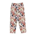 thumbnail image 4 of Goofa Starfish Shell Printed Soft Pajama Pants for Women, Wide Leg Comfy Casual Lounge Yoga Pants-Small, 4 of 9