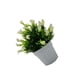 thumbnail image 2 of Matsuzay Bonsái de plantas artificiales, flores y plantas de imitación para interiores o exteriores, flores artificiales ecológicas Decoración blanco lechoso, 2 of 6