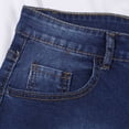 thumbnail image 5 of Sngxgn Women Casual High Waisted Denim Shorts Frayed Raw Hem Ripped Jeans Shorts(Blue,L), 5 of 9