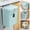 Blue, variant on 2.4 Gallon Beige Mountable Indoor Outdoor Trash Can For Countertop, Under Sink, or Wall Mount