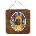thumbnail image 1 of Bullmastiff Aluminium Metal Wall Or Door Hanging Prints - 6 x 6 In., 1 of 1