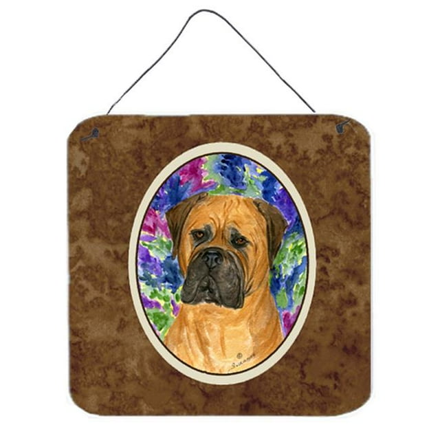 Bullmastiff Aluminium Metal Wall Or Door Hanging Prints - 6 x 6 In.