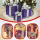 thumbnail image 4 of Cajas de Regalo Navideñas Iluminadas para Decoración Navideña. Tres Tamaños Diferentes de Cajas de Regalo con Cálidas Luces Led para Interiores., 4 of 7