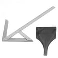 thumbnail image 2 of Centering Square Gauge, High Accuracy 300x180mm Center Angle Protractor High Strength  For 45 90 Degree Finding, 2 of 8