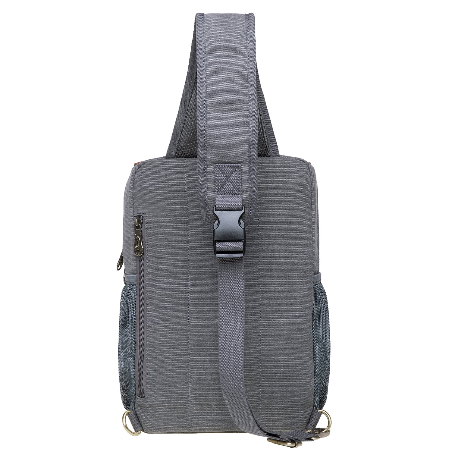KAUKKO Canvas Messenger Bag Cross Body Shoulder Sling Backpack Travel Hiking Chest Bag