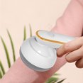 thumbnail image 4 of VOAVEKE Lint Remover,Electric Lint Remover For Clothes Furniture Sofa Blanket Bedding, Lint Shaver Sweater Shaver Defuzzer Depiller With 6-Leaf Blades, 4 of 5