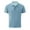 Light Blue, variant on CYiJun George Polo Shirts for Men Short Sleeve Soft Classic Button Basic Solid Color Designed Collared Polo Shirt
