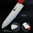 thumbnail image 5 of Ceramic Knife Set 6" Chef Knife and 3" Paring Knife Sharp Kitchen Knives Rust Proof Stain Resistant Vegetables Cutter Tool, 5 of 8