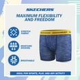 thumbnail image 3 of Skechers Boys Underwear 4 Pack Boxer Briefs for Boys Durable Stretch Breathable Moisture Wicking, 3 of 7