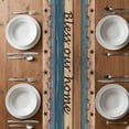 thumbnail image 6 of Western Texas Star Retro Table Runner - 60 Inch Long, Kitchen Dining Table Runner Dresser Scarves, Country Farmhouse Dark Blue Brown Wooden Farmhouse Decor for Coffee Tables Wedding Party Banquet, 6 of 8