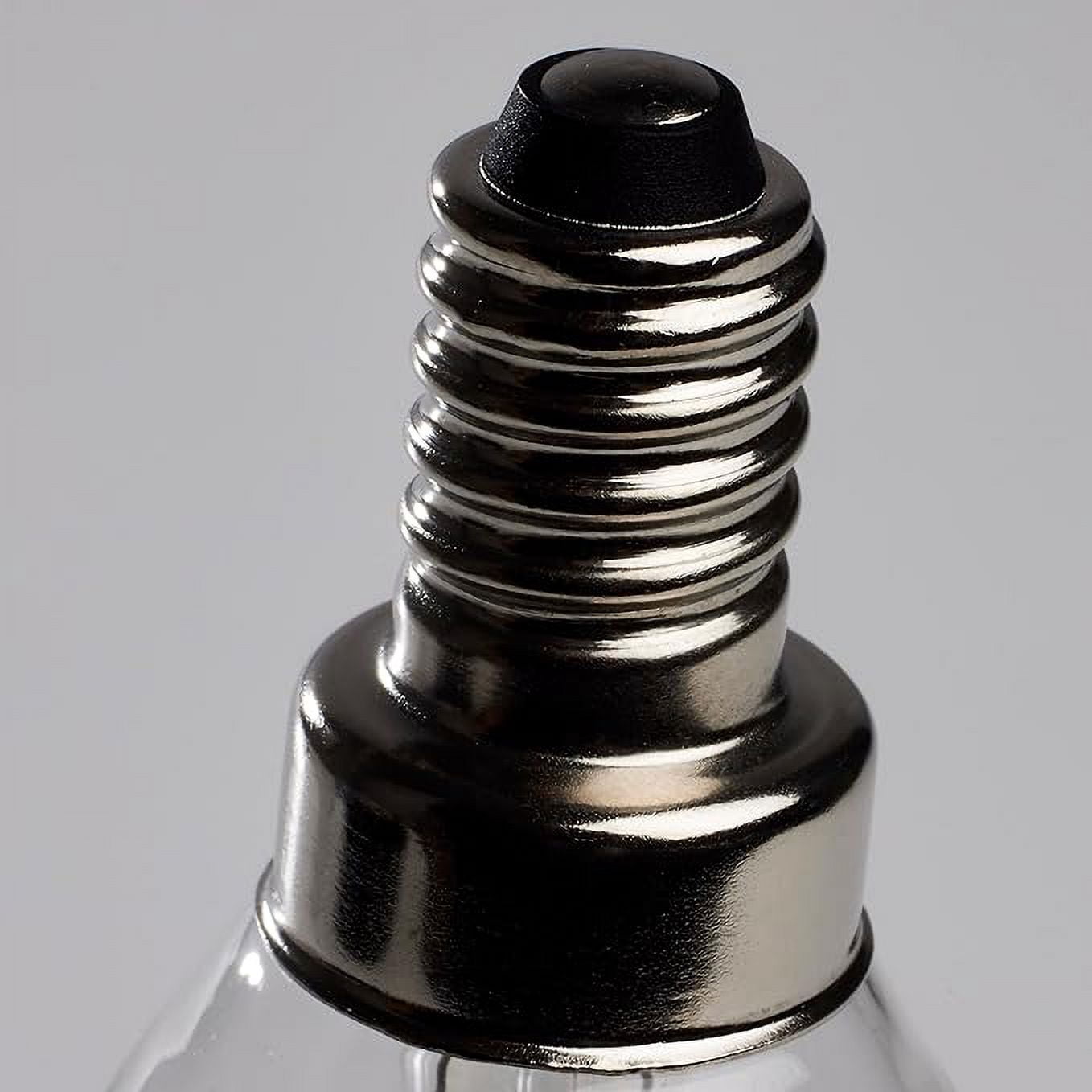 SATCO S21274 5.5W B11 90 CRI 3000K 120V LED Candelabra Base Bulb, Clear (6 Pack)