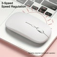 thumbnail image 3 of Dual-Mode Wireless Mouse, 2.4G and Wireless Lightweight Portable Ergonomic Office Computer Mouse, Compatible with Desktop/Laptop/Tablet/Windows System, Battery Not Included, 3 of 6