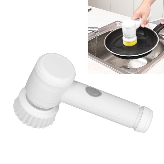 Depurador Eléctrico Inalámbrico con 4 Cabezales de Cepillo Ideal para Limpieza de Baños y Cocinas ANGGREK Otros